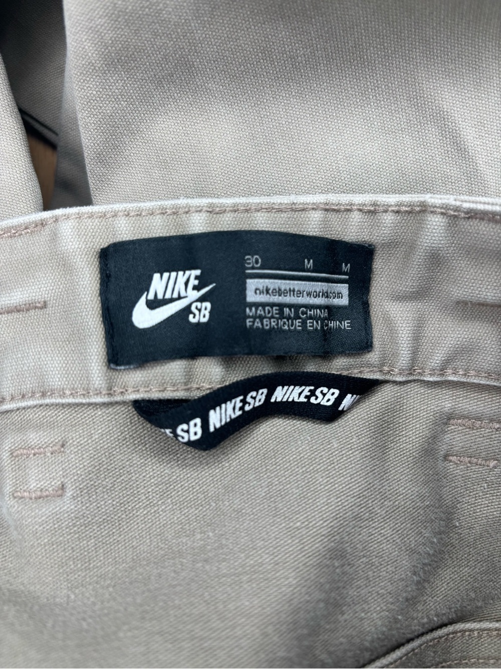 Nike SB Khaki Straight-Leg Pants 30 Medium - Picture 3 of 3